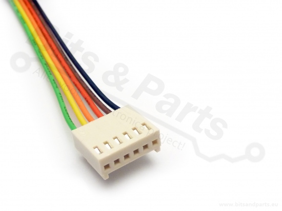Signaalconnector Molex 6-polig met draad